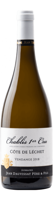 Garrada do vinho Chablis 1er Cru Côte de Léchet 1,5L