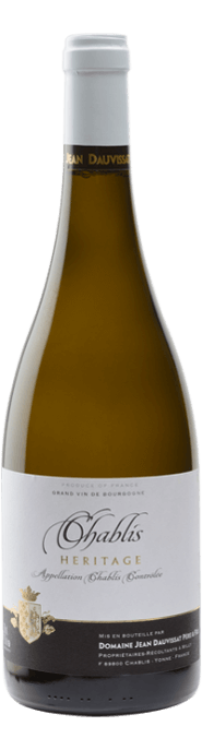 Garrada do vinho Chablis Cuvée Heritage