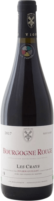 Garrada do vinho Bourgogne Rouge Les Crays