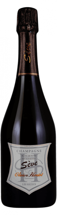 Garrada do vinho Seve Blanc de Noirs en Barmont