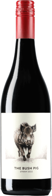 Garrada do vinho Bush Pig Syrah