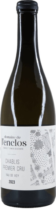 Garrada do vinho Chablis 1er Cru Vau de Vey
