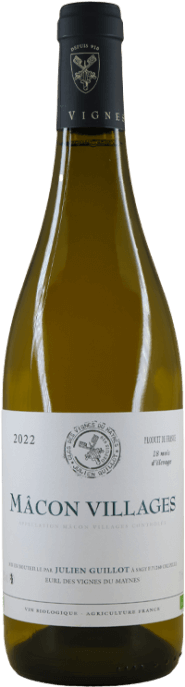 Garrada do vinho Mâcon Villages Blanc