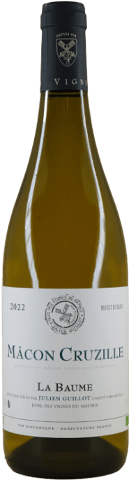 Garrada do vinho Mâcon Cruzille Blanc La Baume