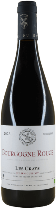 Garrada do vinho Bourgogne Rouge Les Crays