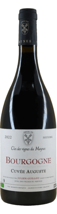 Garrada do vinho Bourgogne Rouge Cuvée Auguste