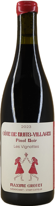 Garrada do vinho Cote de Nuits Villages Les Vignottes