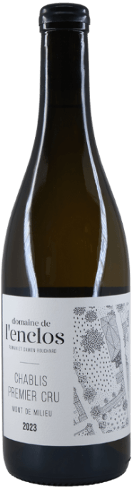 Garrada do vinho Chablis 1er Cru Mont de Millieu